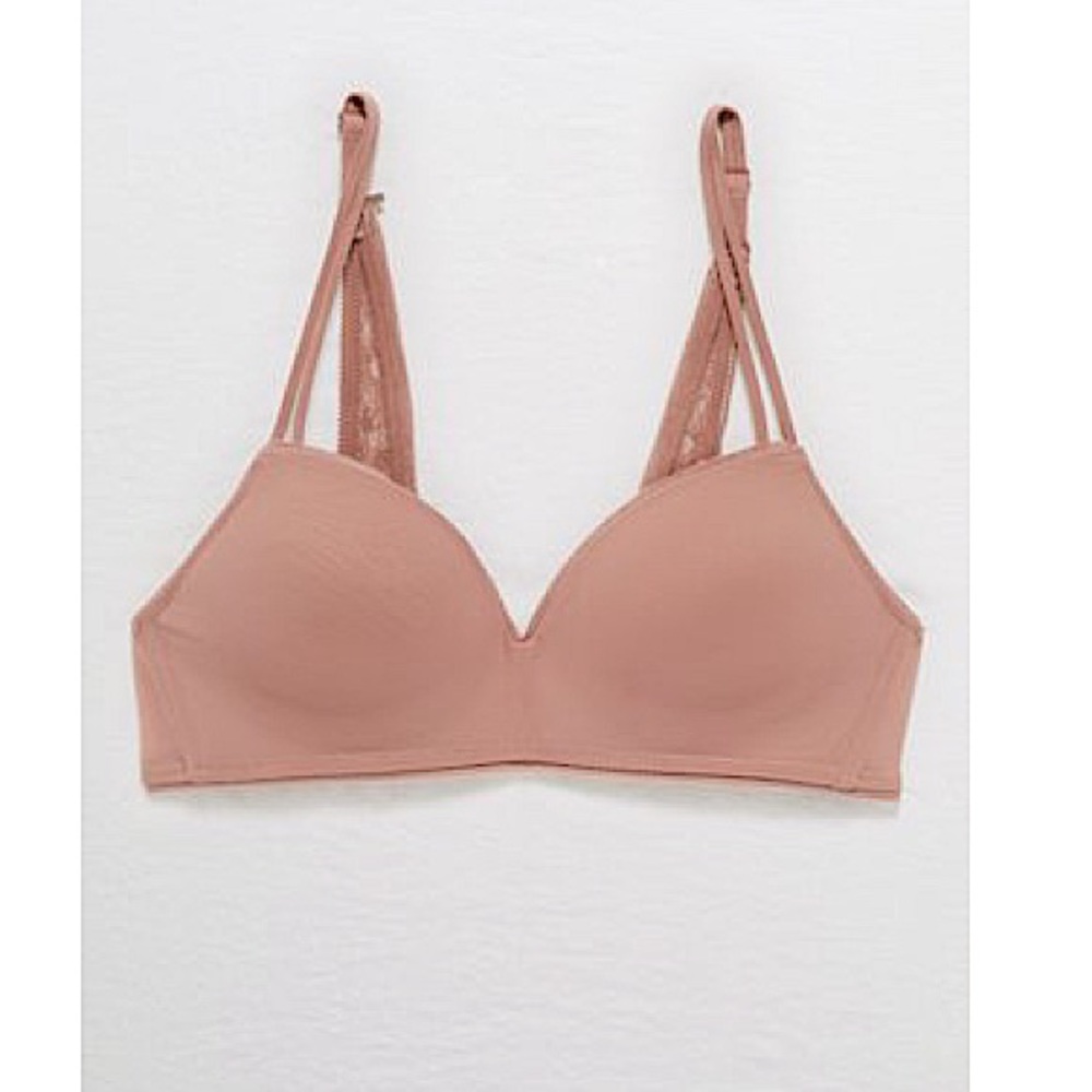 Aerie Real Happy Wireless Plunge Bra